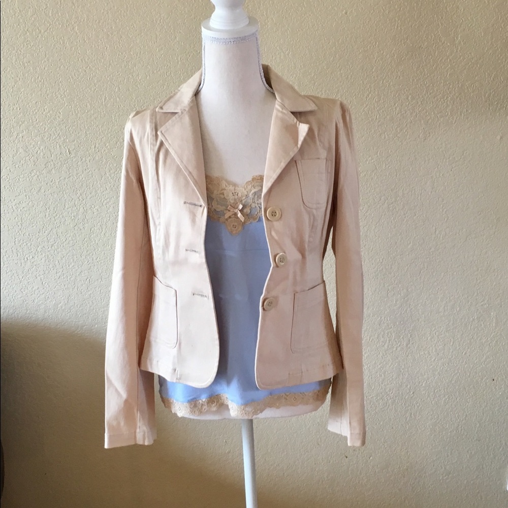 Cream color blazer